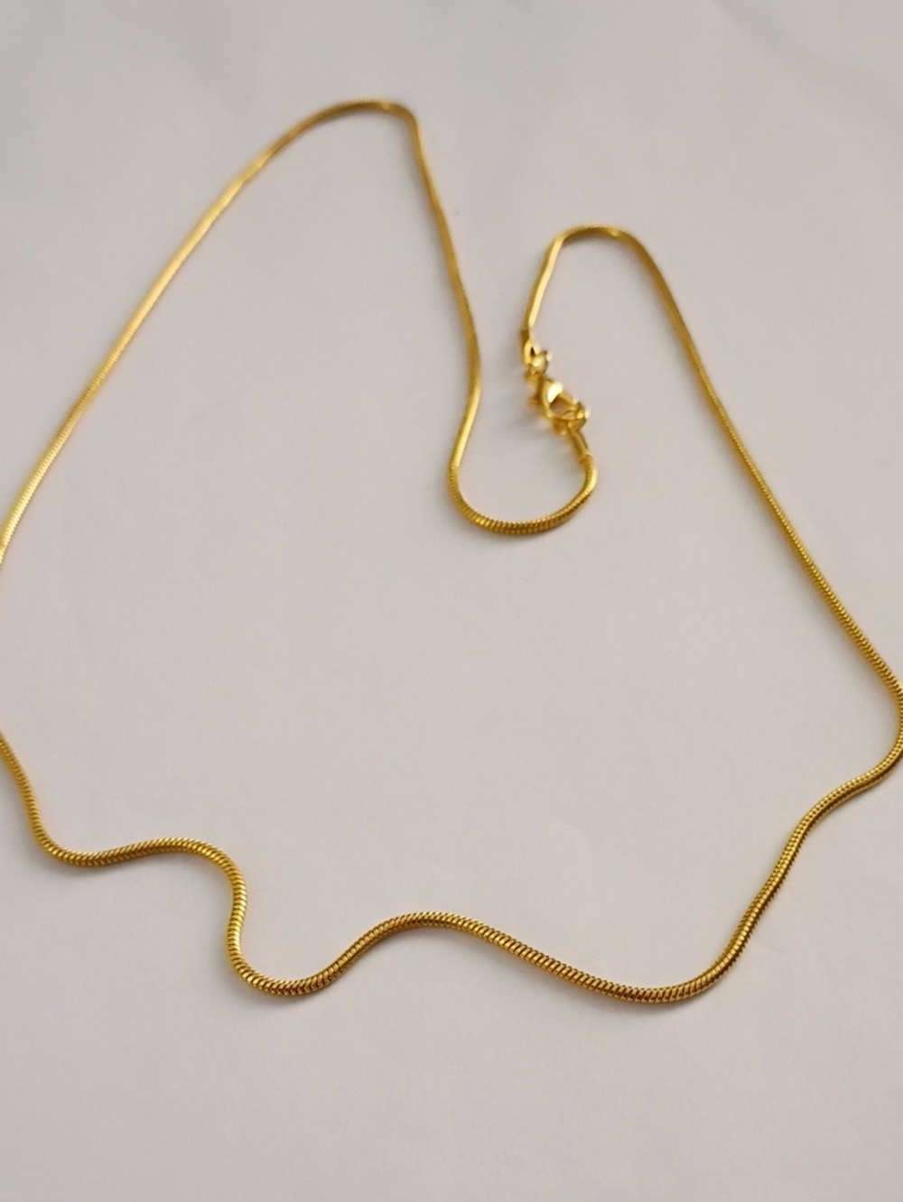 Gold Snake Chain Necklace - Women Jewelry